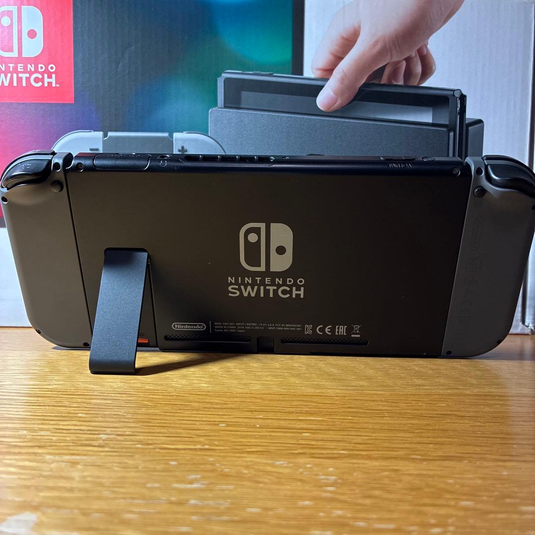 Nintendo Switch 本体 グレー 動作確認済み 付属品あり