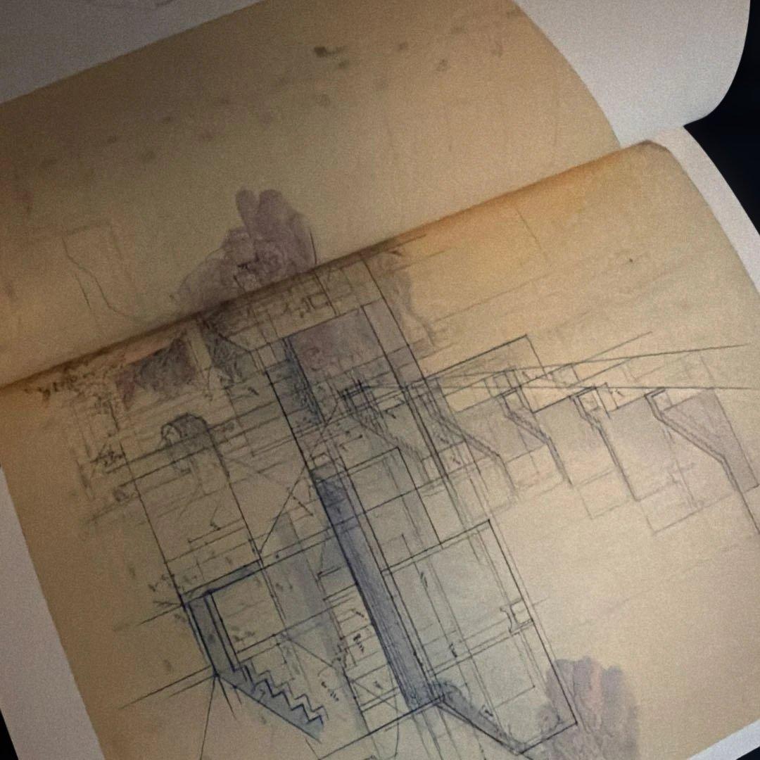 Tadao Ando O 安藤忠雄 メッセージ・サイン・イラスト付
