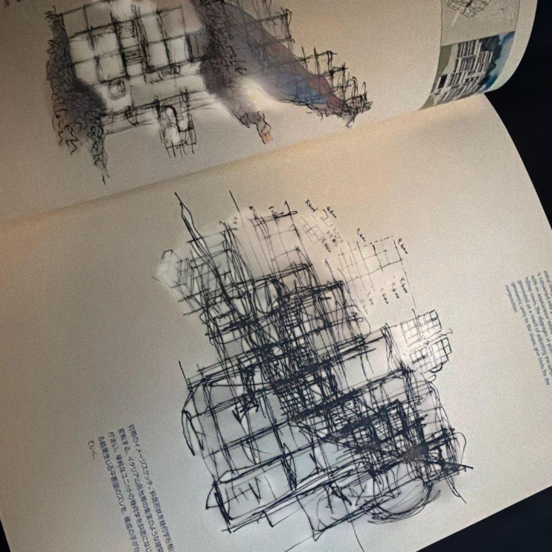 Tadao Ando O 安藤忠雄 メッセージ・サイン・イラスト付