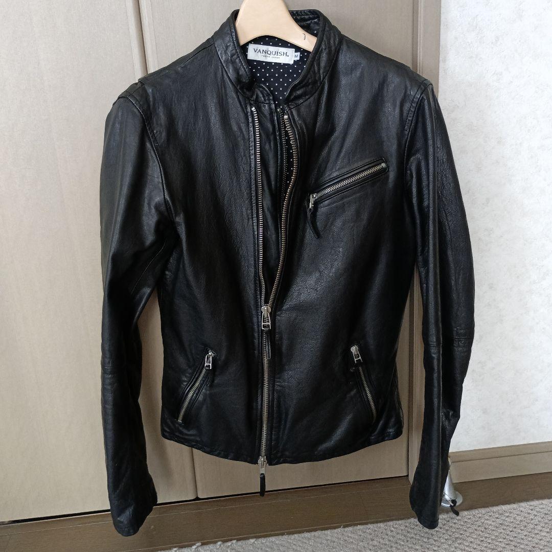 専用　ヴァンキッシュ　ライダースジャケット　シングル　レザー