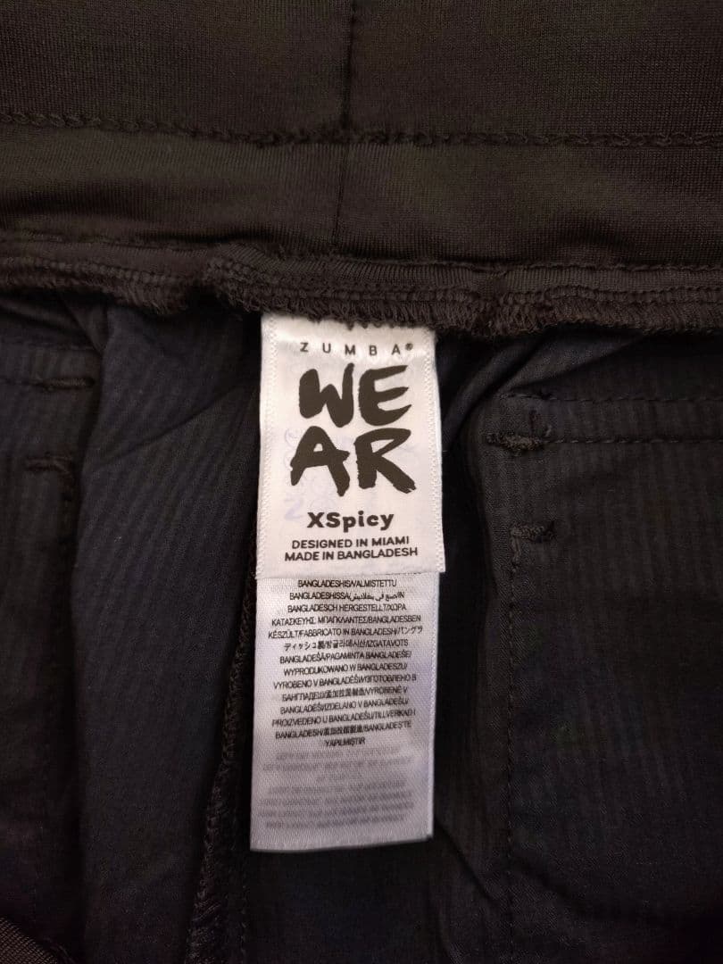 ZUMBA ウーブンカーゴパンツ ブラック　新品・未使用タグ付き　XS