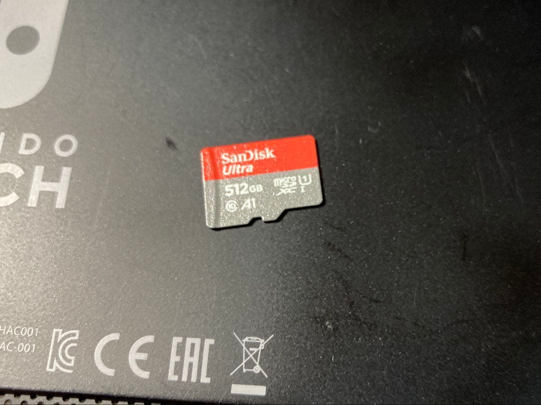 Nintendo Switch 本体のみ　micro sd 512gb付き