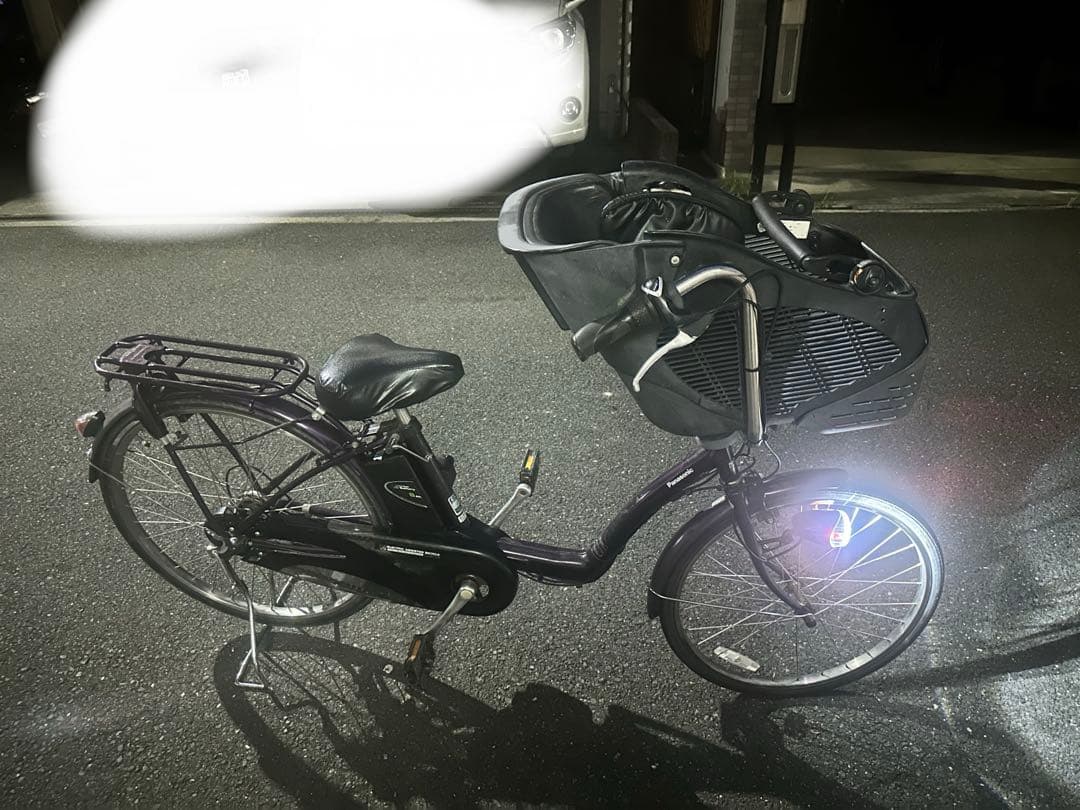 即購入❌電動アシスト自転車 チャイルドシート付き パナソニック