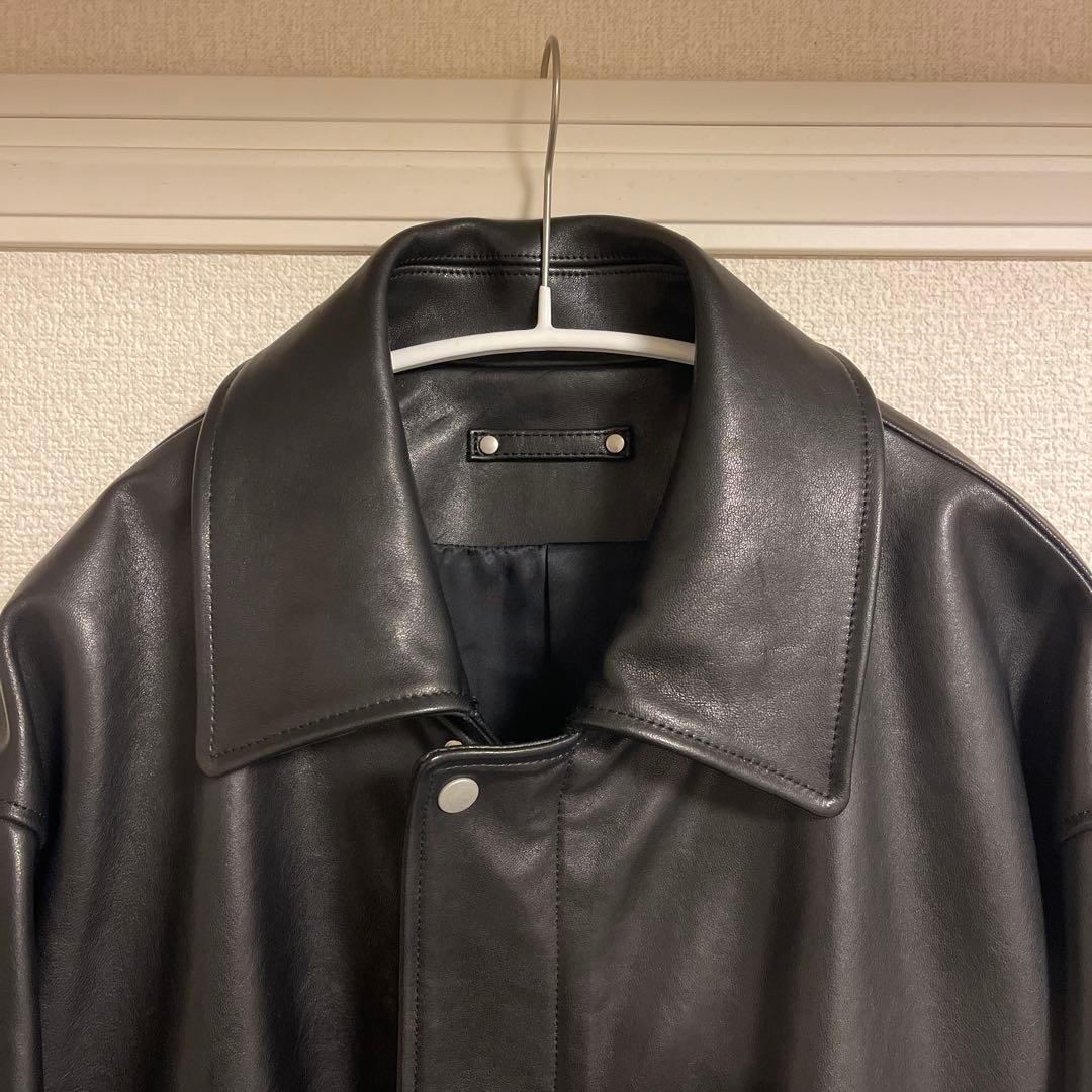ジャケット・アウター stein EX SHEEP LEATHER ZIP SHORT JACKET