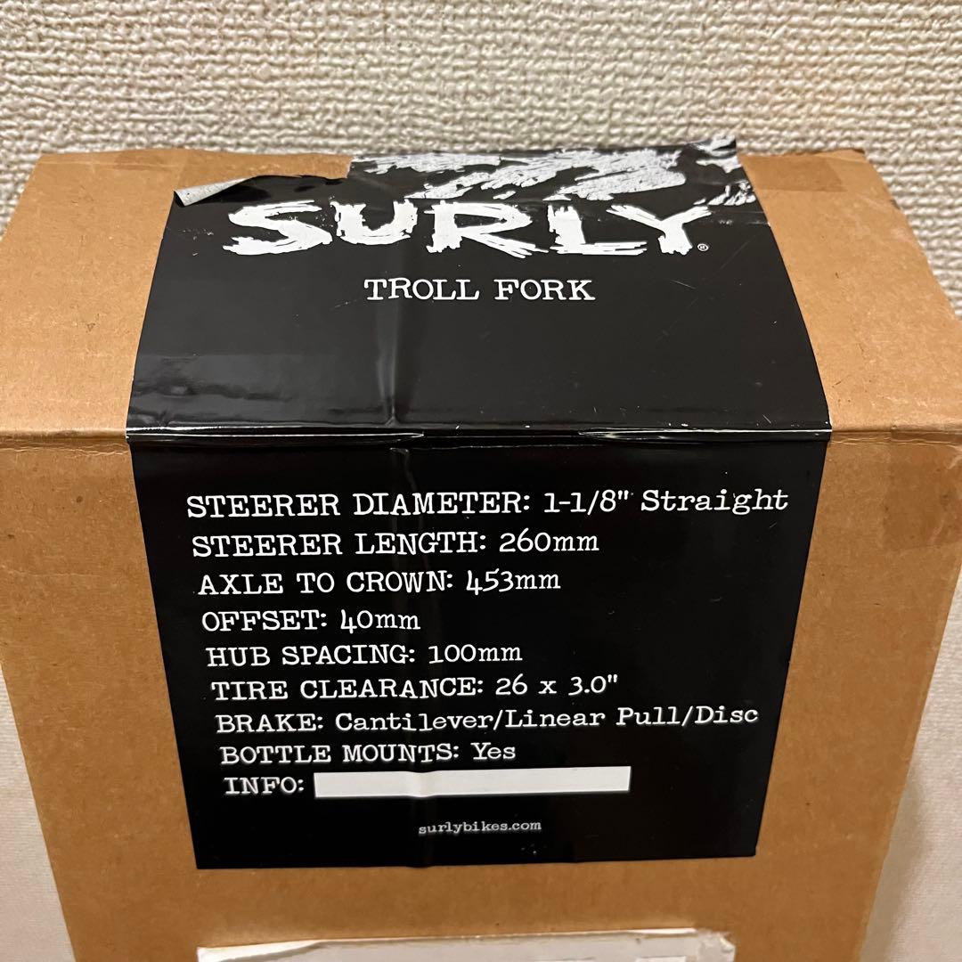 SURLY サーリー Troll トロール フロントフォーク 初期型 26インチ