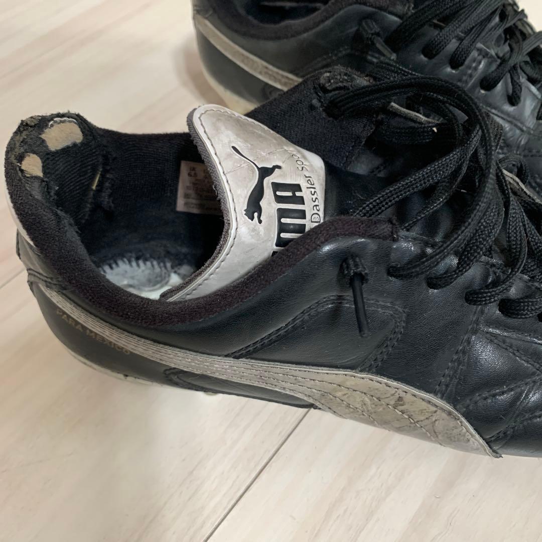PUMA ブラック サッカーシューズ パラメキコ　25.5