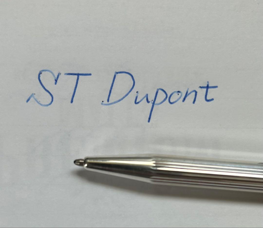 デュポンST. Dupont シルバーボールペン (MECAN)ケース付き未使用