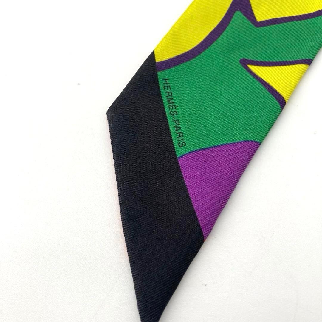18218✨エルメス ツイリー GRAFF スカーフ マルチカラー 総柄