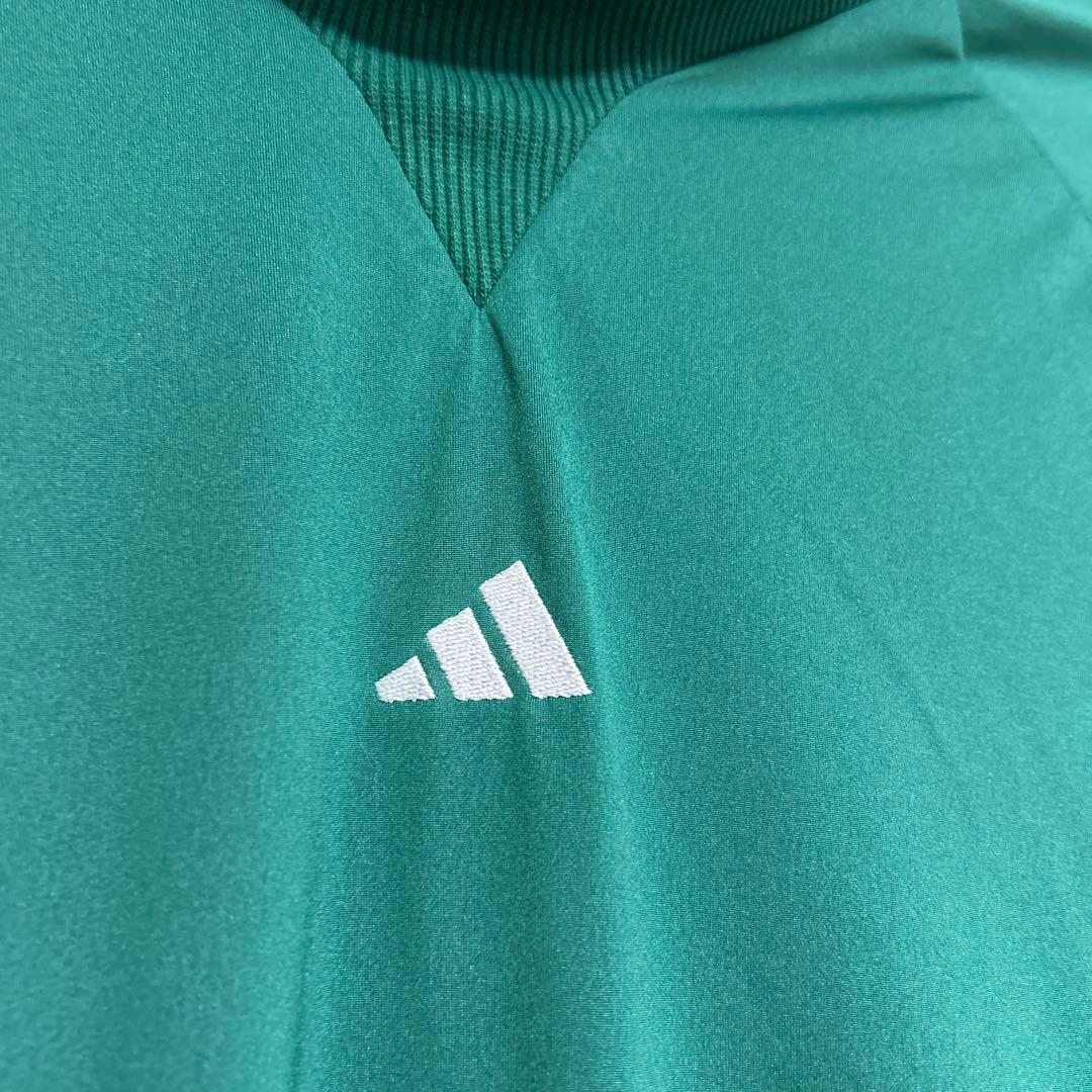 【美品】アディダス　adidas グリーン ジャケット メンズXL
