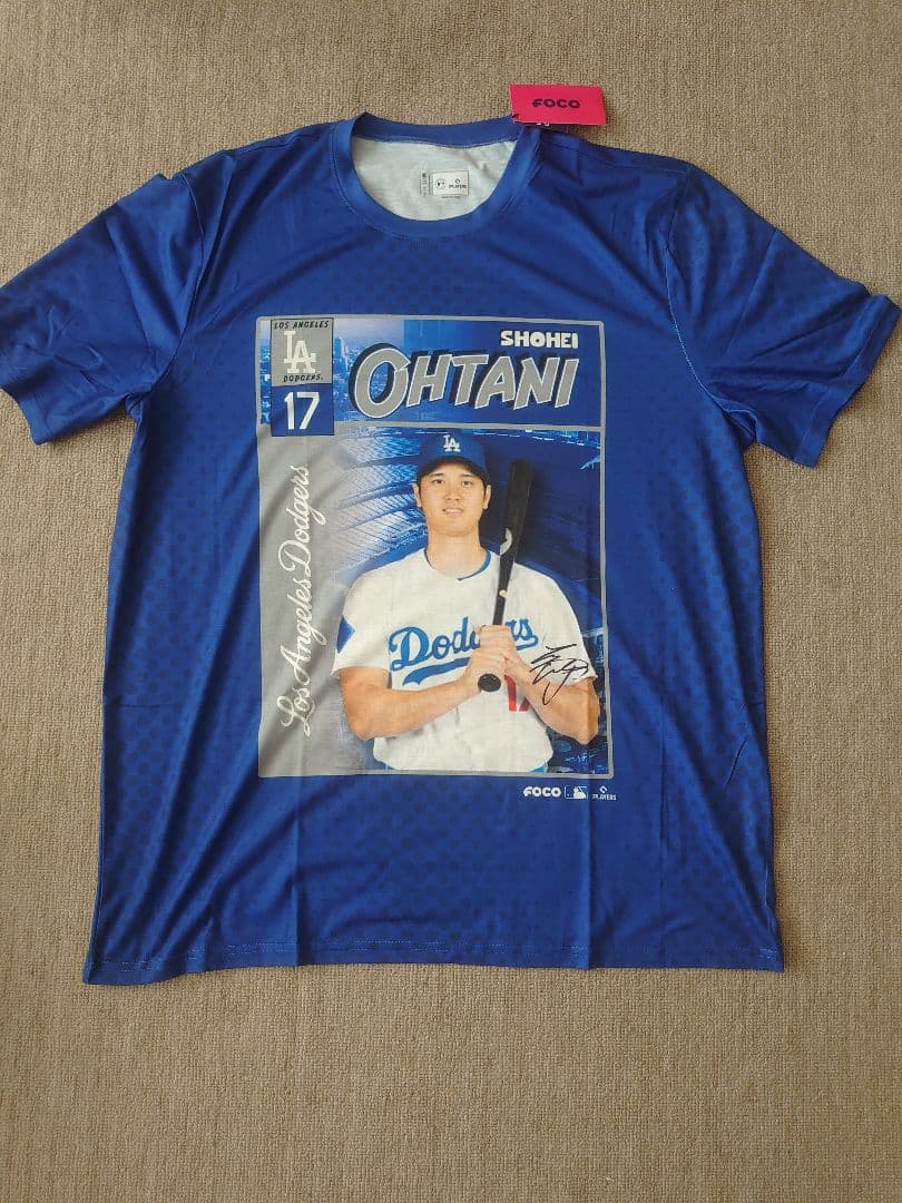 FOCO 大谷翔平 ドジャース Tシャツ XL 青 新品 未使用 3枚セット