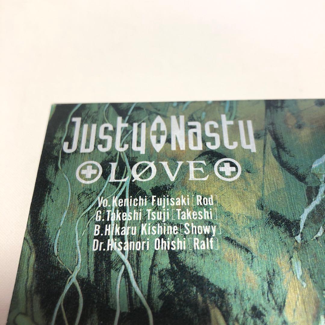 廃盤・レア・帯なし◆JUSTY-NASTY／LOVE（2CD）藤崎賢一◆V系名盤