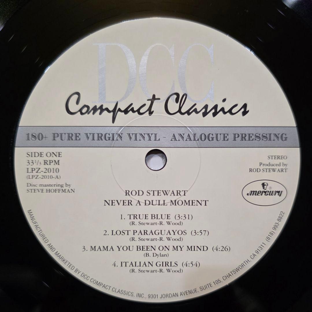 DCC高音質重量盤 ロッド・スチュワート Never a Dull Moment