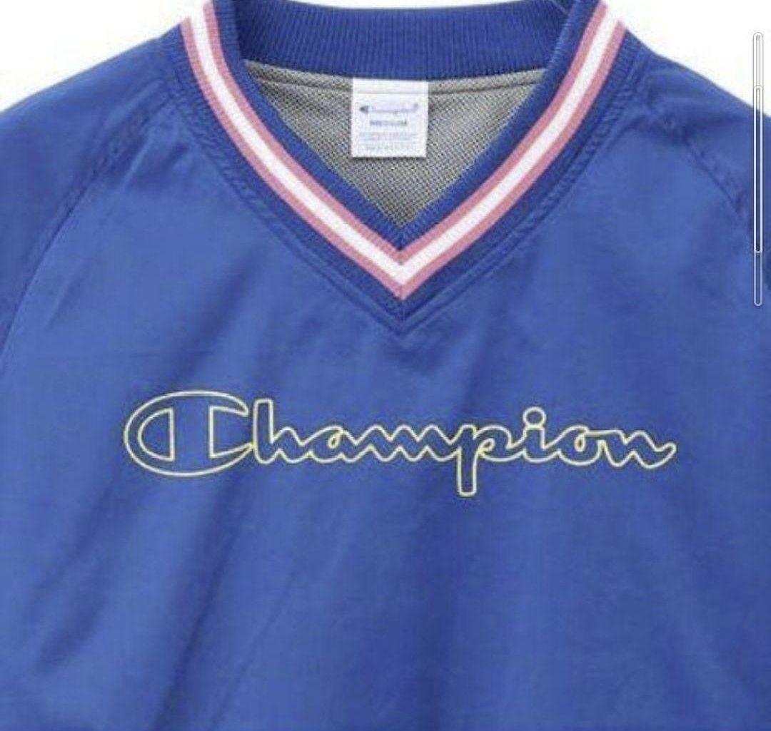 新品 L Champion USA golf jacket プロ着用モデル 青色