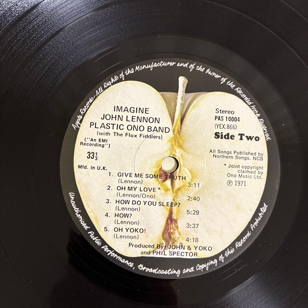 【UK盤】JOHN LENNON IMAGINE レコード ジョン・レノン