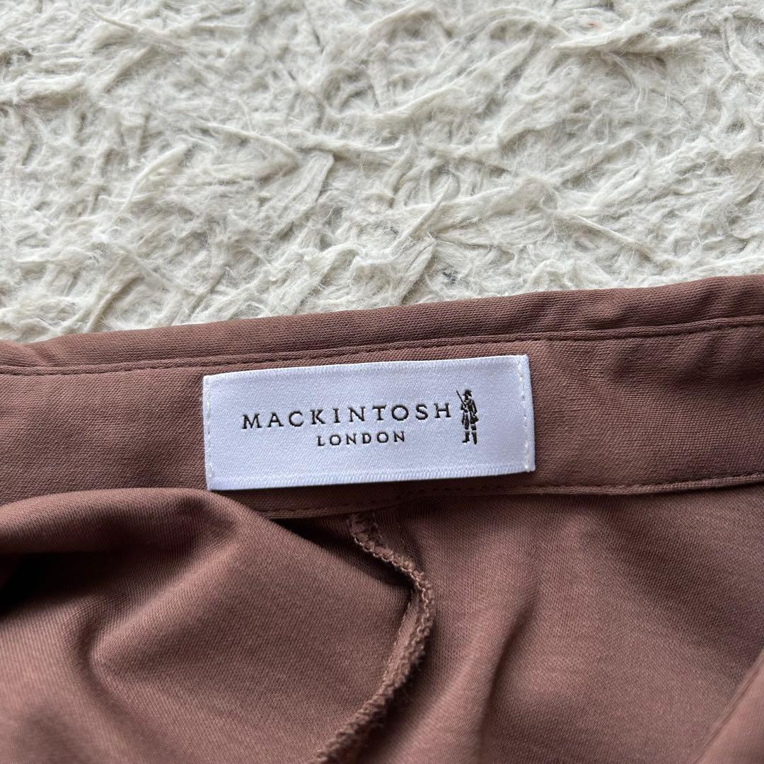 マッキントッシュロンドン ロングワンピース 金ボタン ジャージ素材