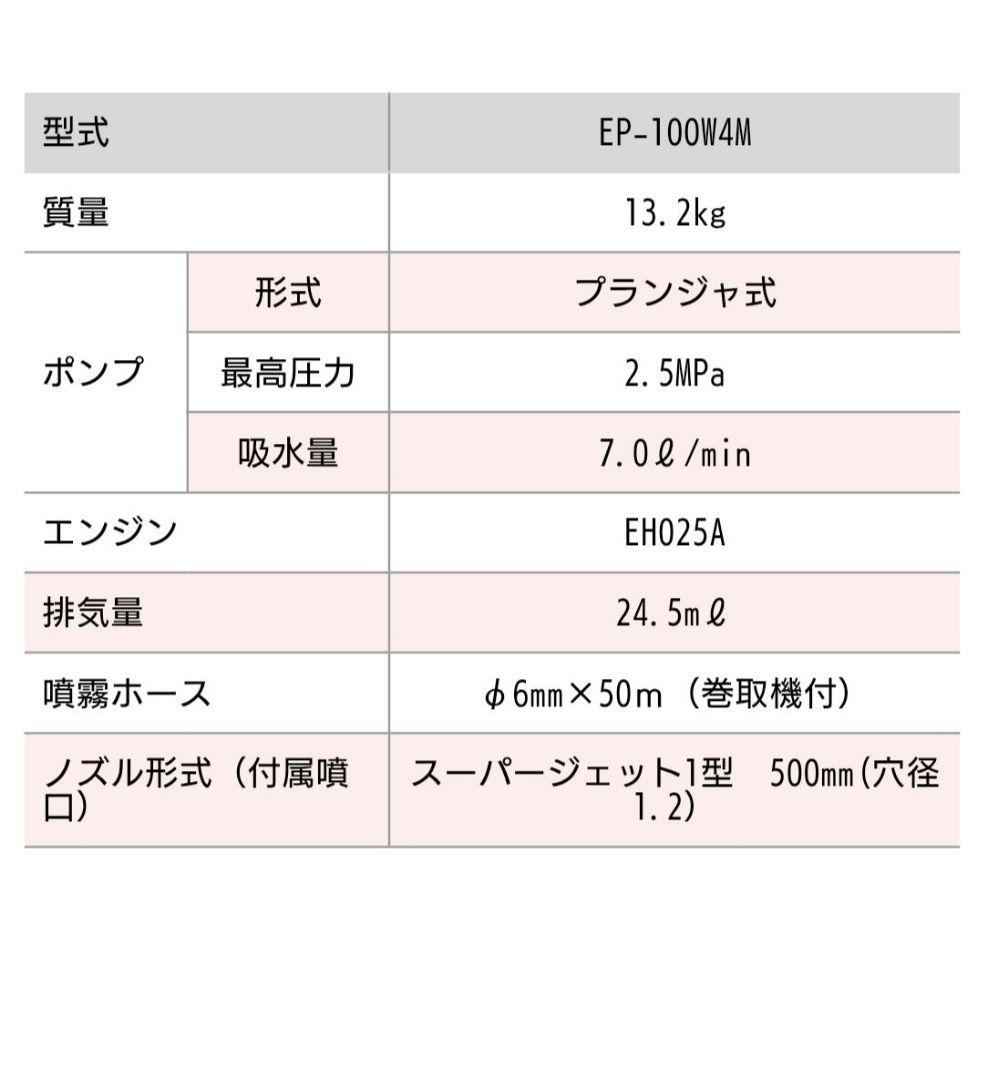 KEN-JPさん専用　動噴セット　消毒　農薬散布 AT-50 EP-100W4M
