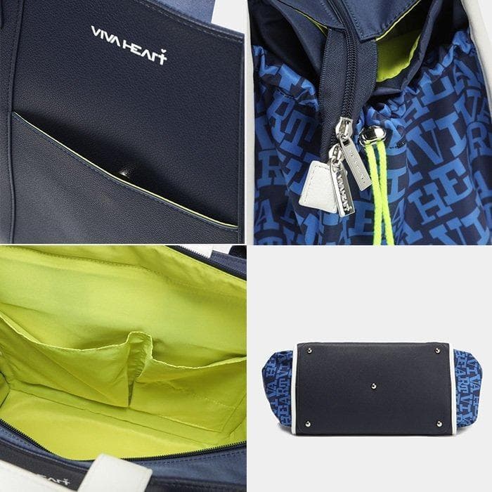 新品 VIVA HEART ビバハート ゴルフ ボストンバッグ NAVY