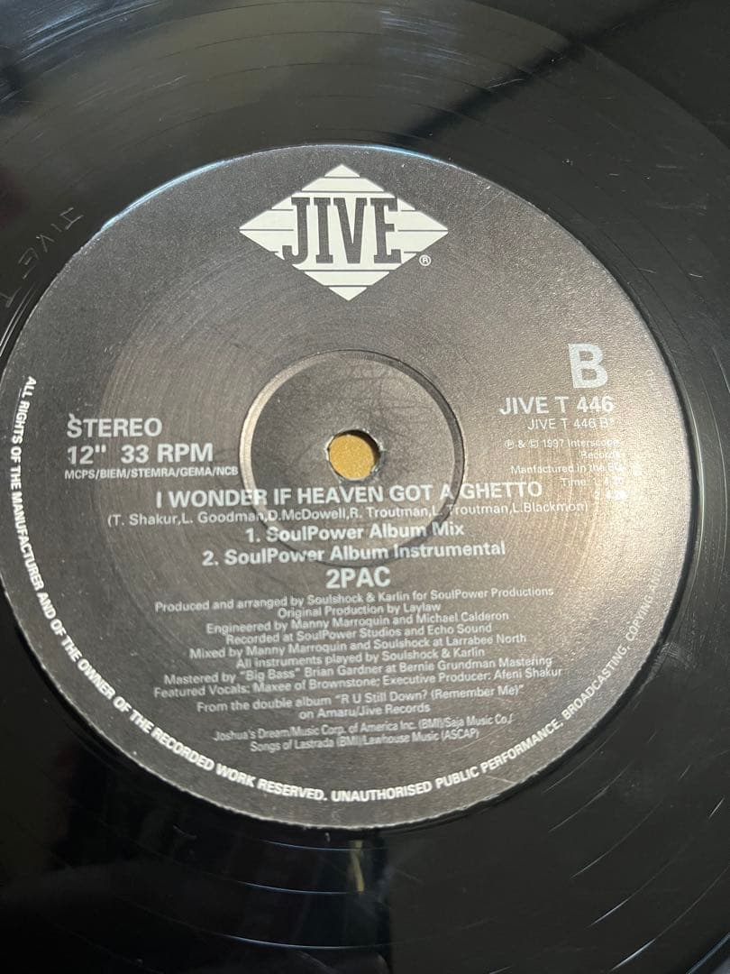 2PAC DO FOR LOVE 12インチレコード　おまけ3枚セット