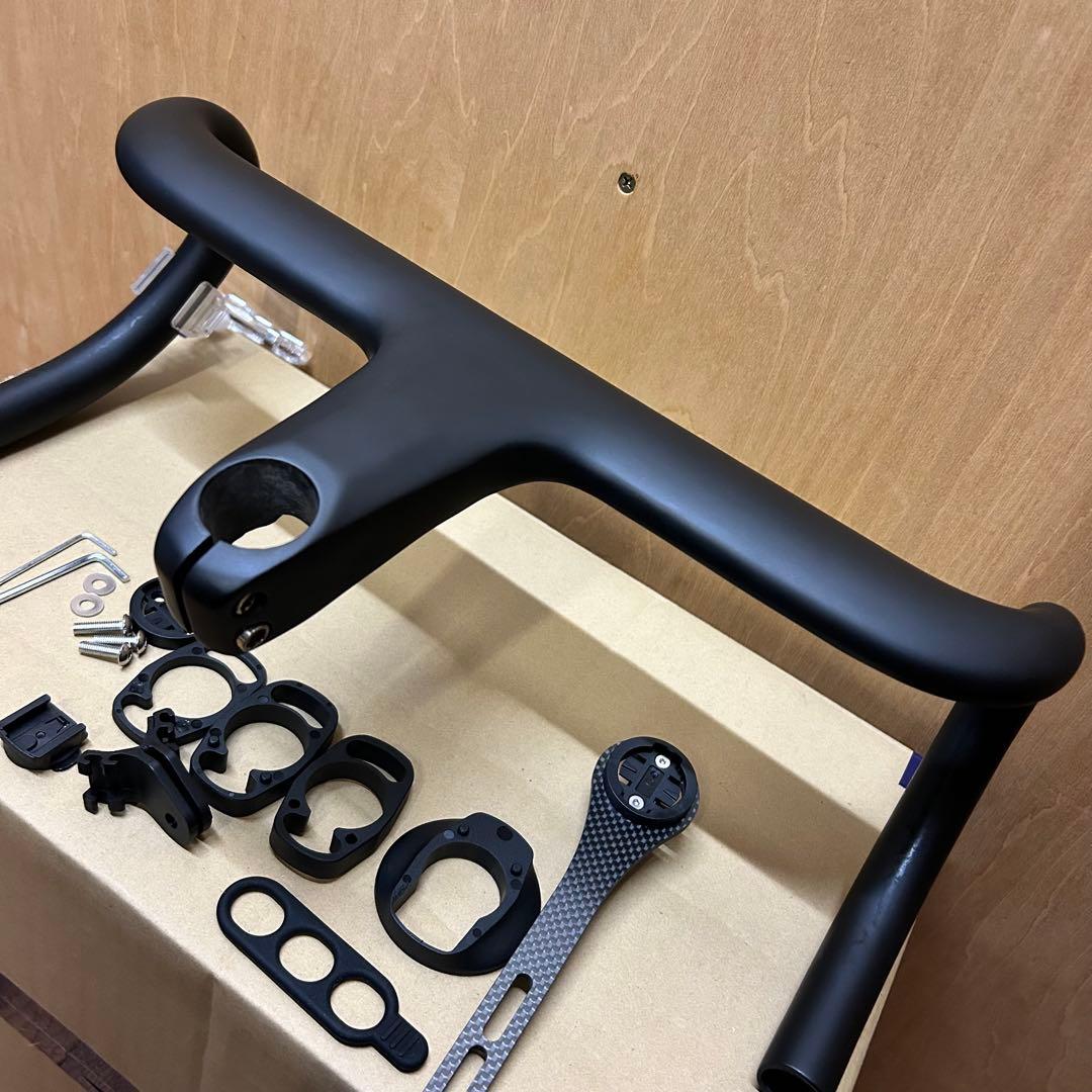 380×120mm KOCEVLO一体型カーボンハンドルマットブラック