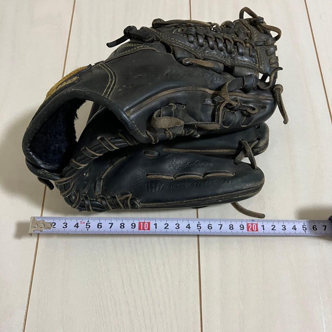 ミズノプロ　硬式グローブ　野球　ブラック　キップレザー