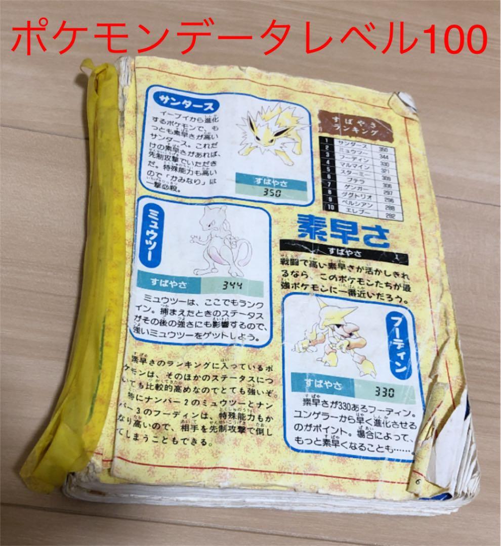 ポケモン　攻略本　最強トレーナーズ手帳 ポケモンデータレベル100