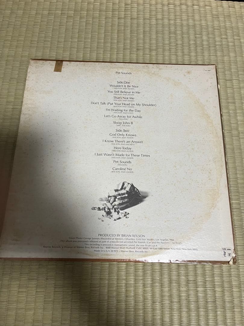 US盤　Beach Boys「Pet Sounds」モノラル盤　ビーチボーイズ