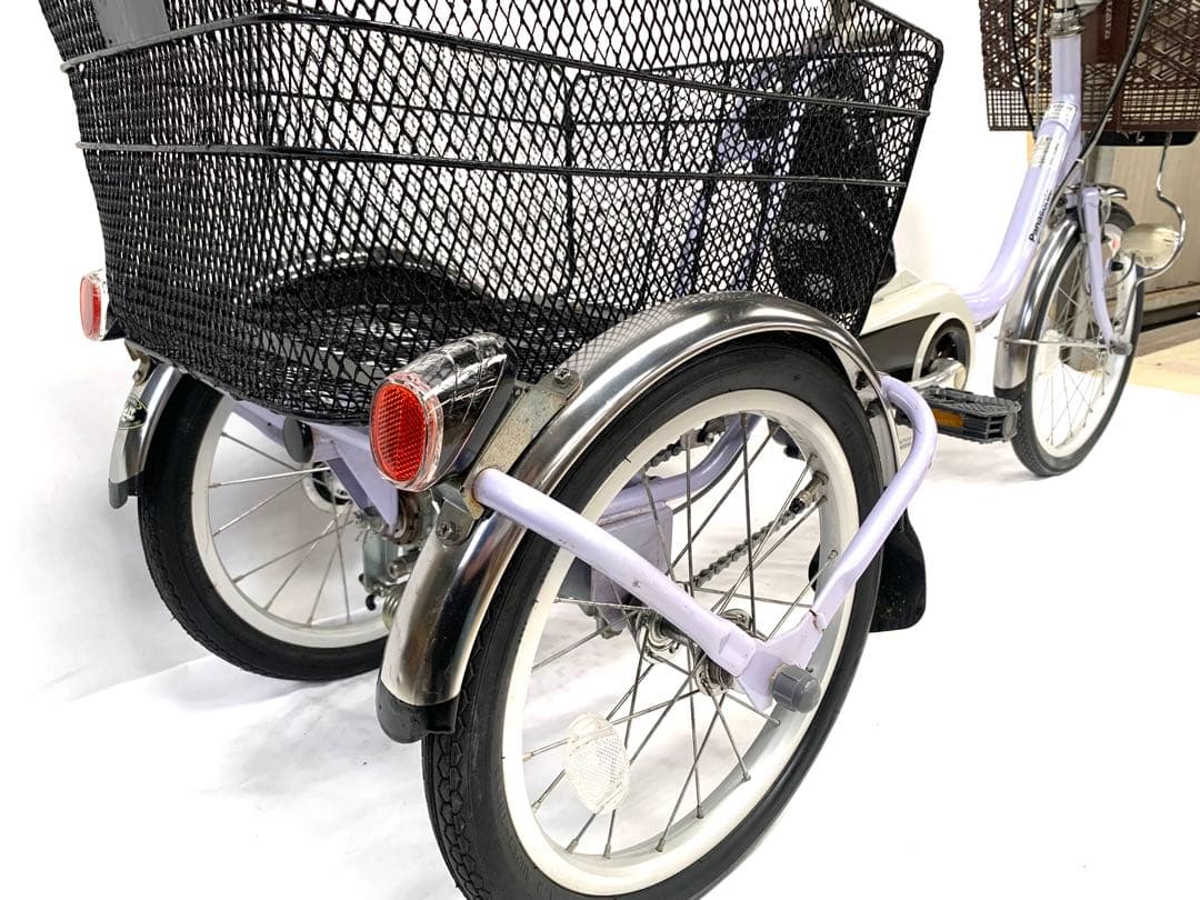 【即乘】送料無料 Panasonic 電動アシスト三輪自転車 動作確認済