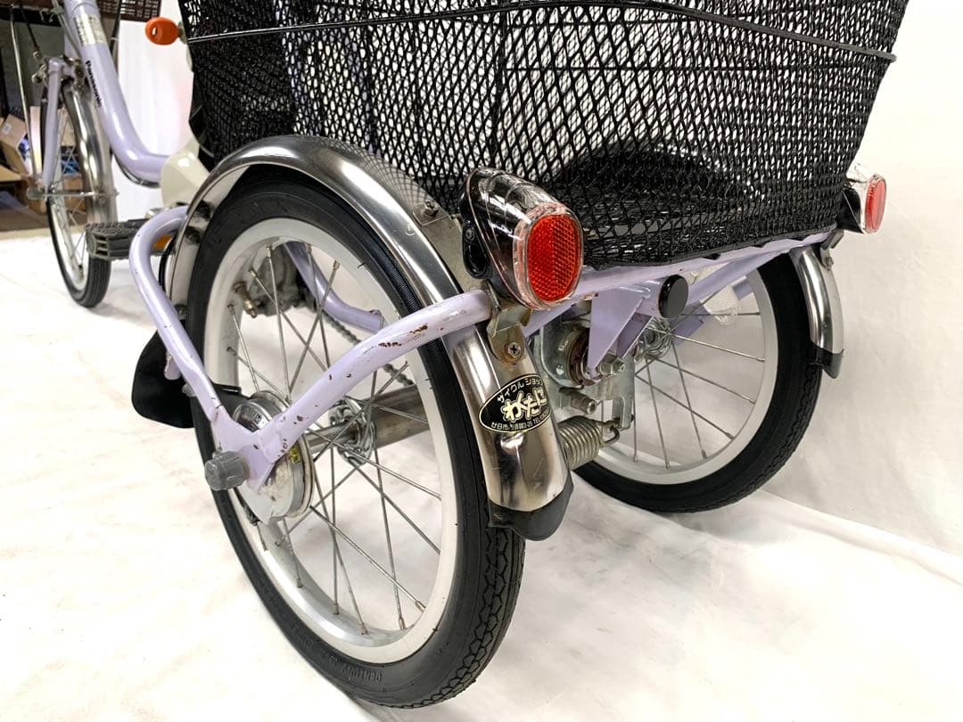 【即乘】送料無料 Panasonic 電動アシスト三輪自転車 動作確認済