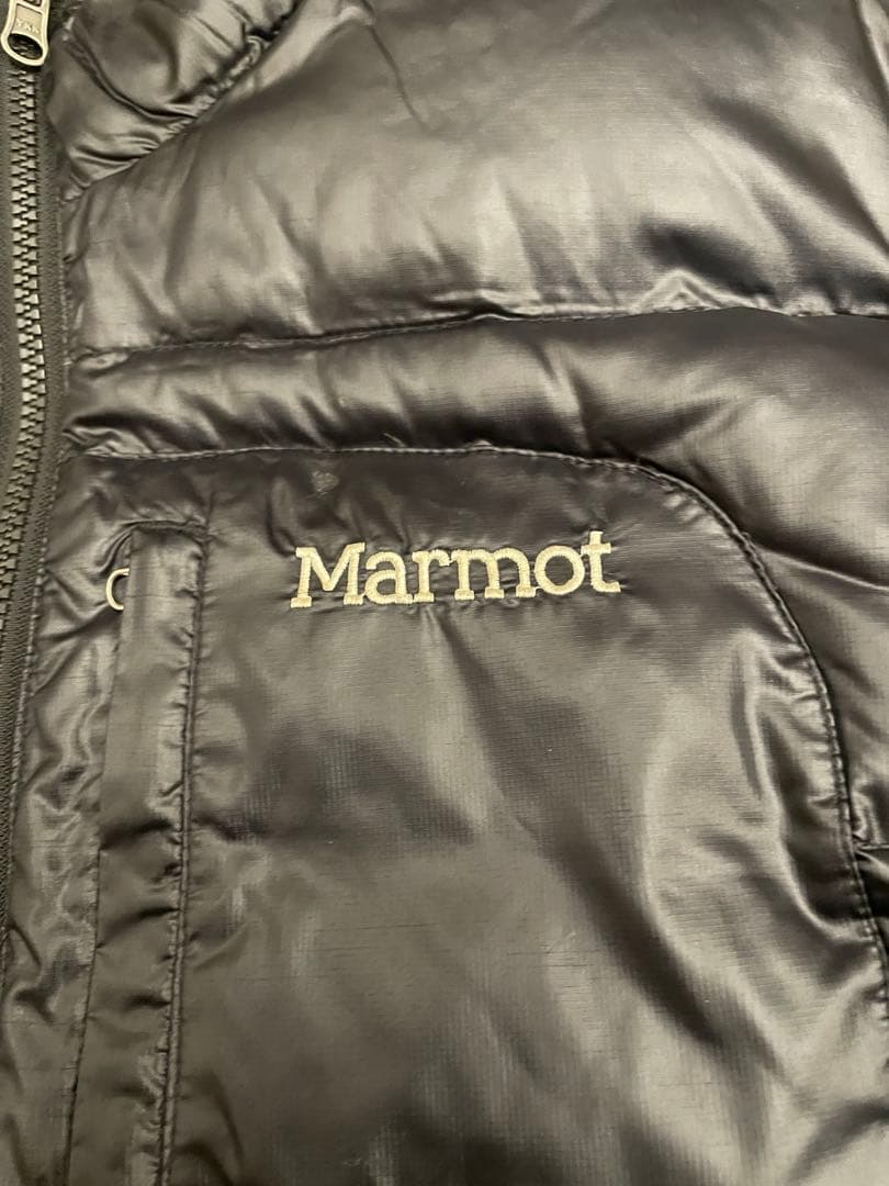 Marmot　ベスト　ダウン　ブラック　ライト　古着　スケーター　ストリート