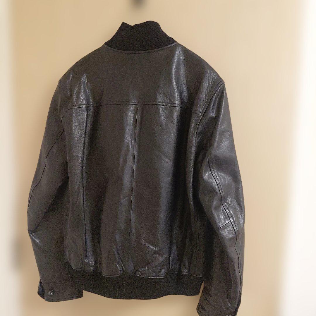 BANANA REPUBLIC レザージャケット L ブラック 本革