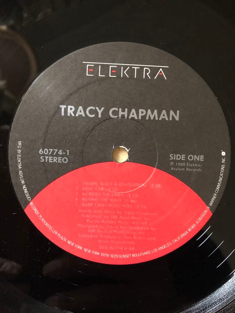 Tracy Chapman 88年US盤