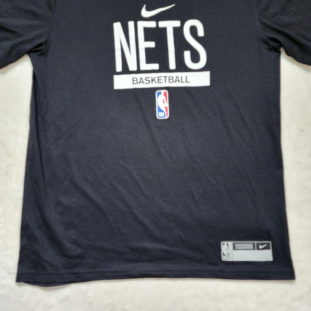 ブルックリンネッツ NBA 23シーズン選手支給品 プラクティスTシャツ 黒 L