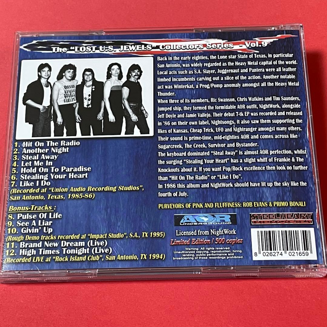 Night Work The \"LOST U.S. JEWELS\"限定盤メロハー