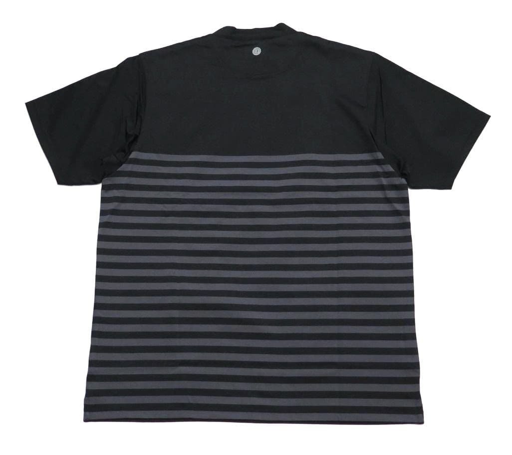 ⓂBRIEFINGGOLFブリーフィングゴルフストライプRFシャツブラック