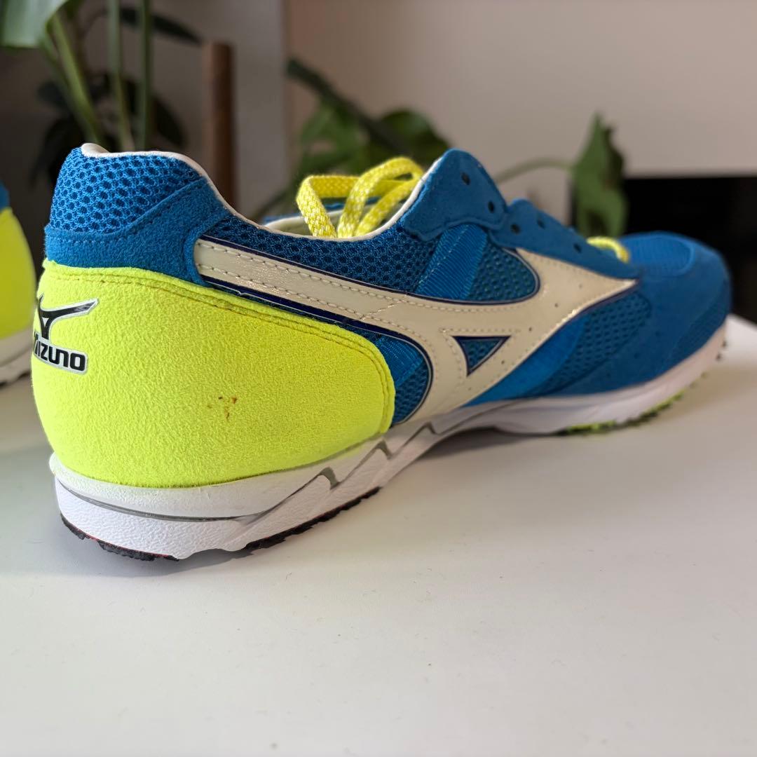 【未使用】MIZUNO ランニングシューズ 青/黄　陸上競技