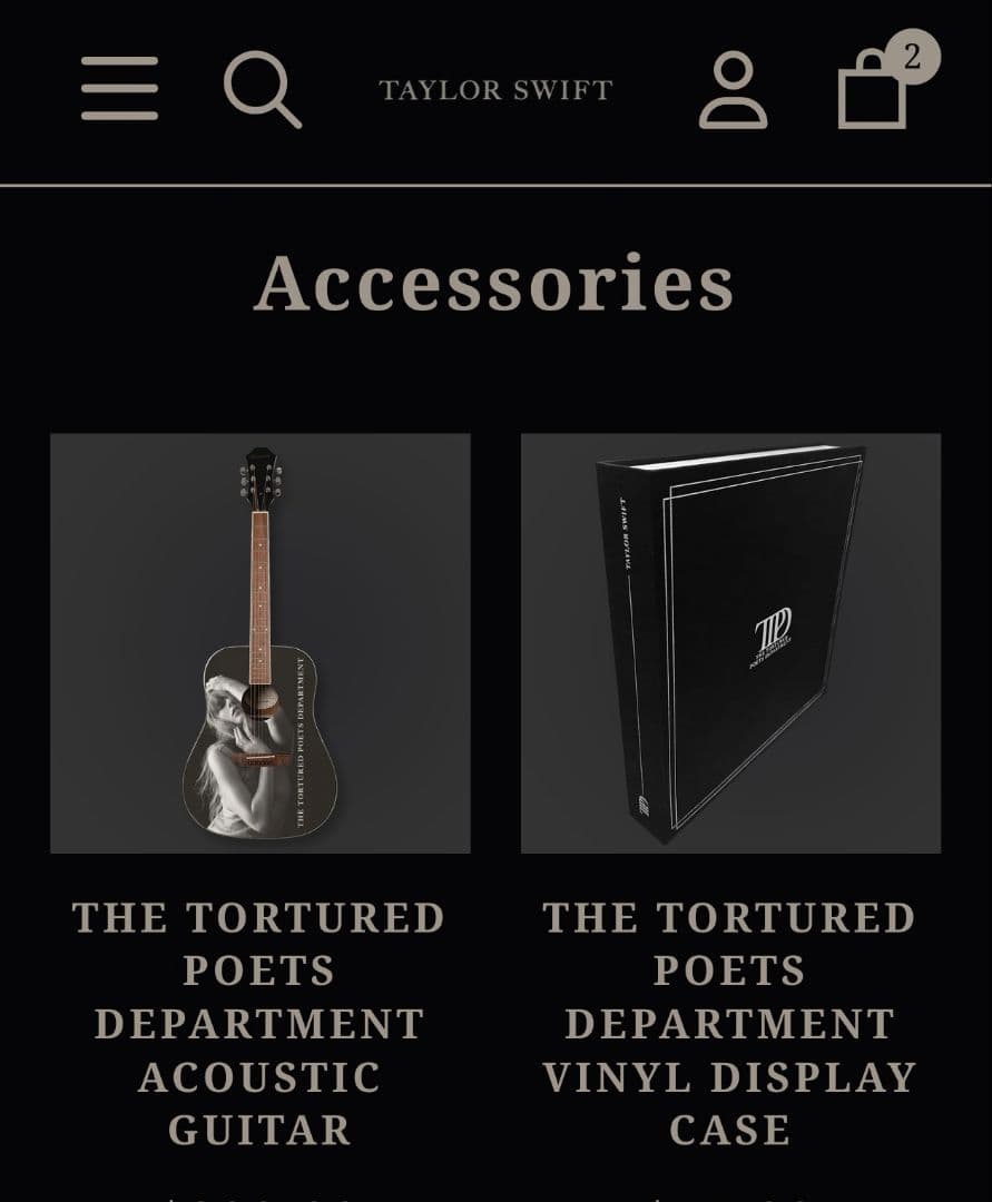 洋楽 Taylor Swift Official Vinyl Display Case