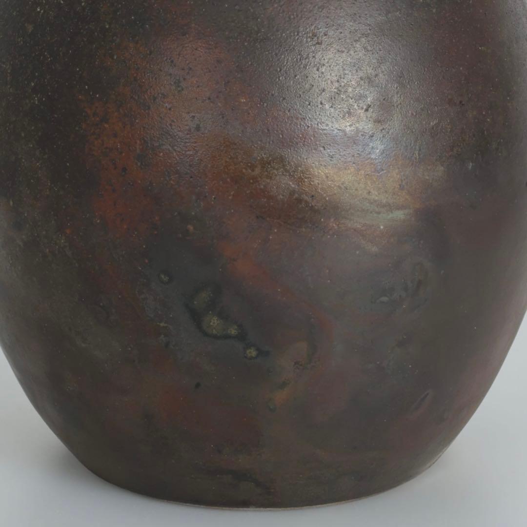 丹波立杭焼 稲右衛門窯 壺 共箱 花器 花入