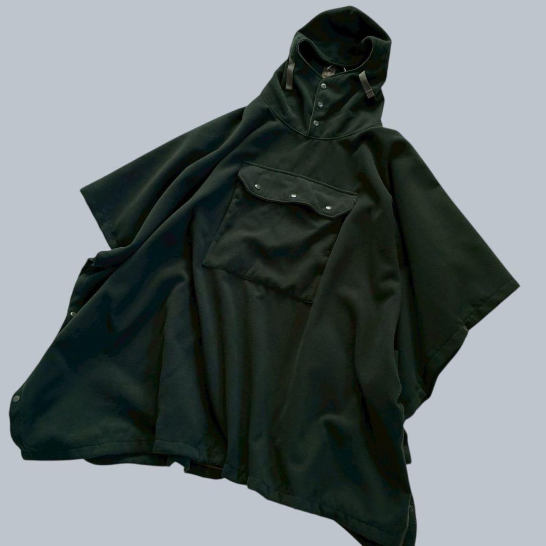 EngineeredGarments ポンチョ　ダークグリーン　ミリタリー