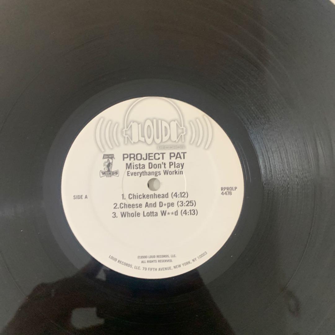 洋楽 PROJECT PAT Mista Don't Play LP g-rap
