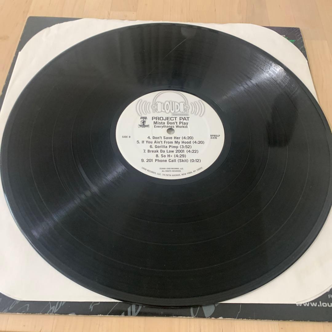 洋楽 PROJECT PAT Mista Don't Play LP g-rap