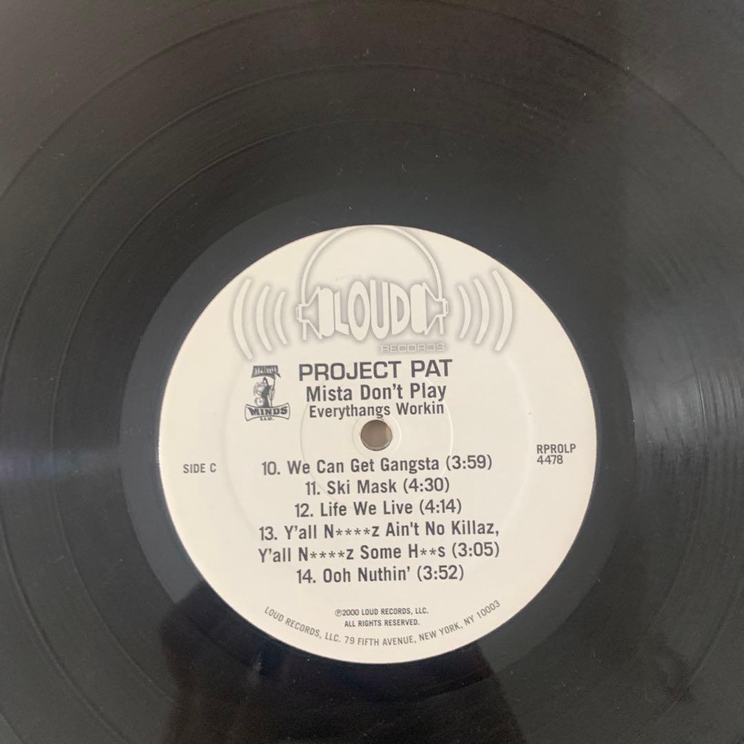 洋楽 PROJECT PAT Mista Don't Play LP g-rap