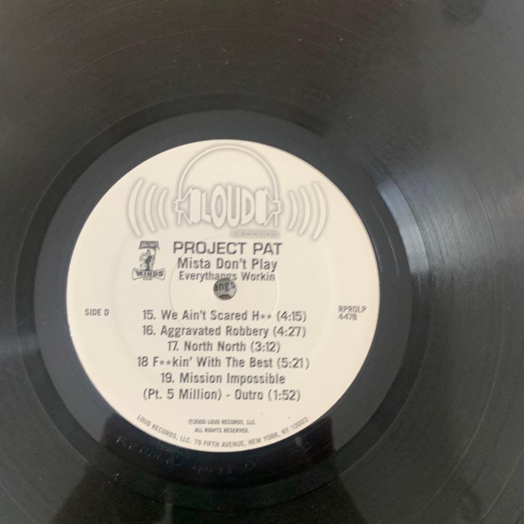 洋楽 PROJECT PAT Mista Don't Play LP g-rap
