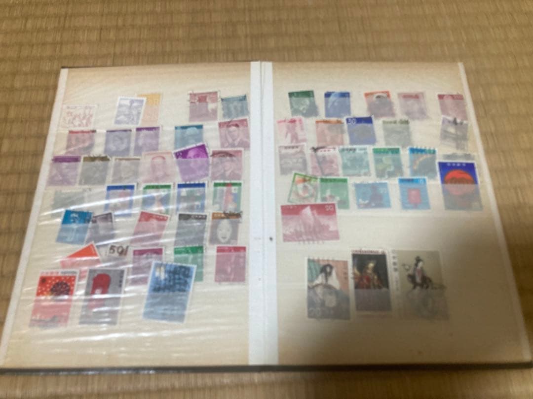 COLOR STAMP BOOK 使用済み切手コレクション