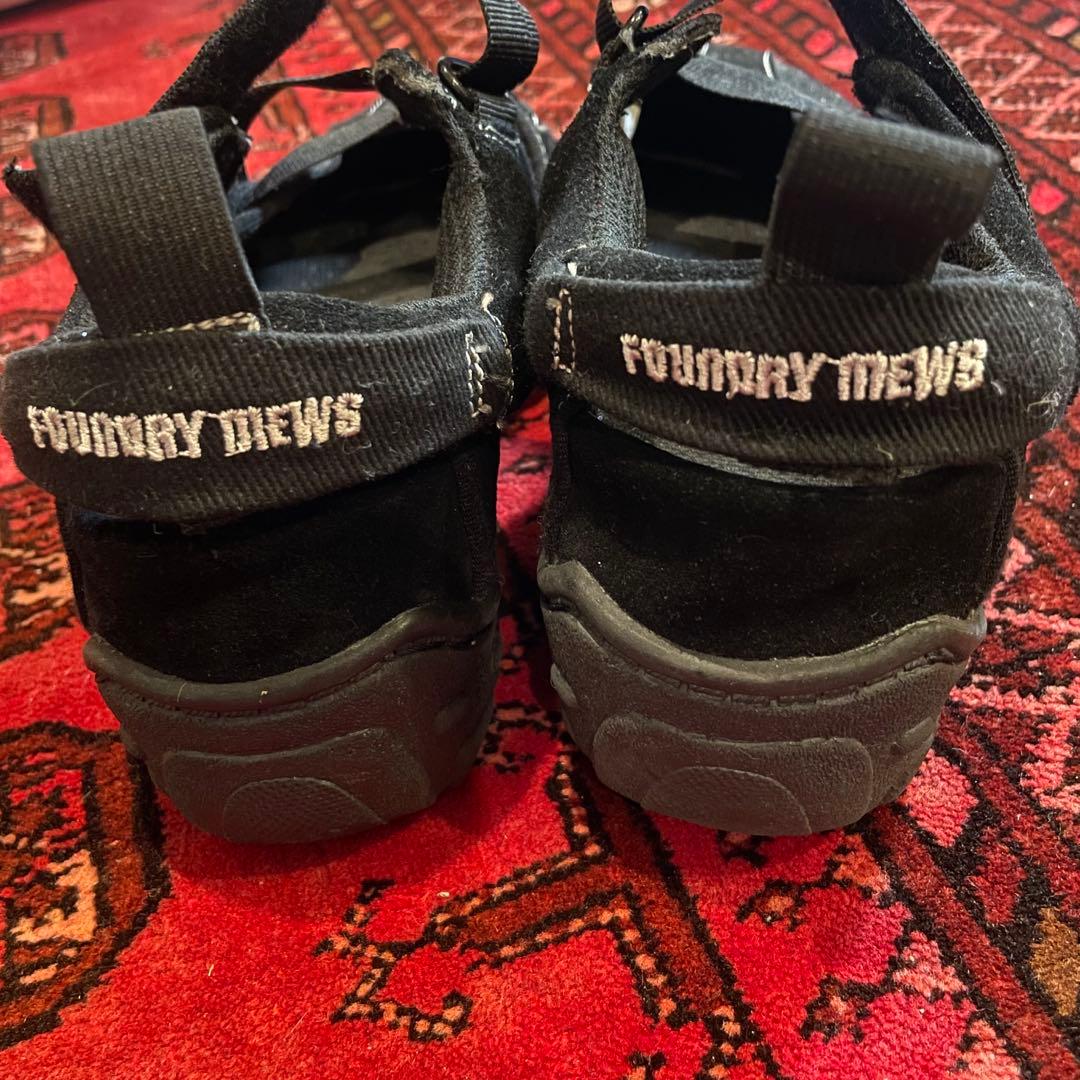 foundrymews canvas ブラック8M 24cm バレエシューズ