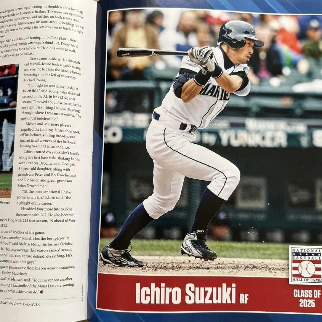 イチロー野球殿堂入場式プログラム 2025 ポストカード、非売品ショッパー付き