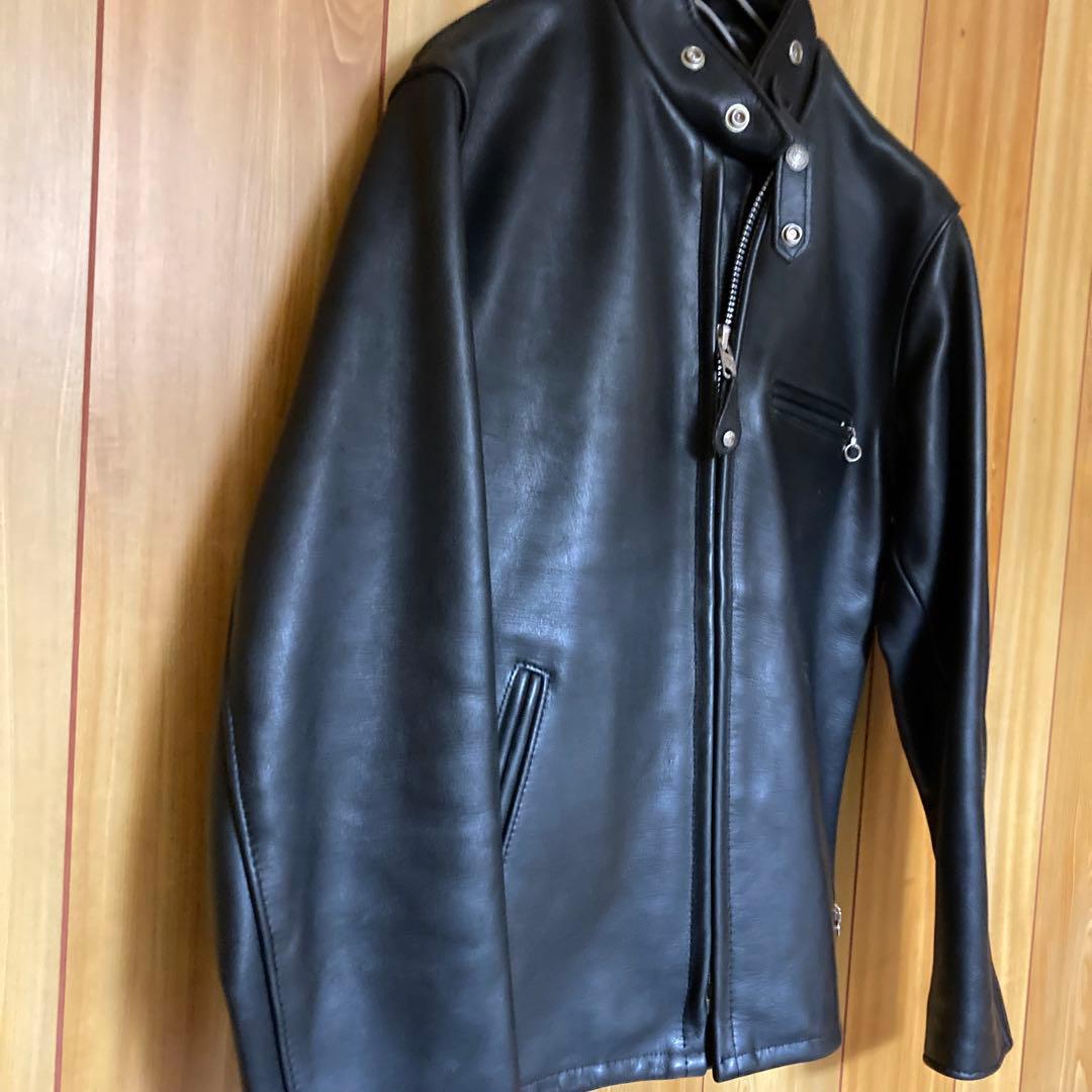 新型・美品　Schott 641 シングルライダース　 ボアライナー付き　36
