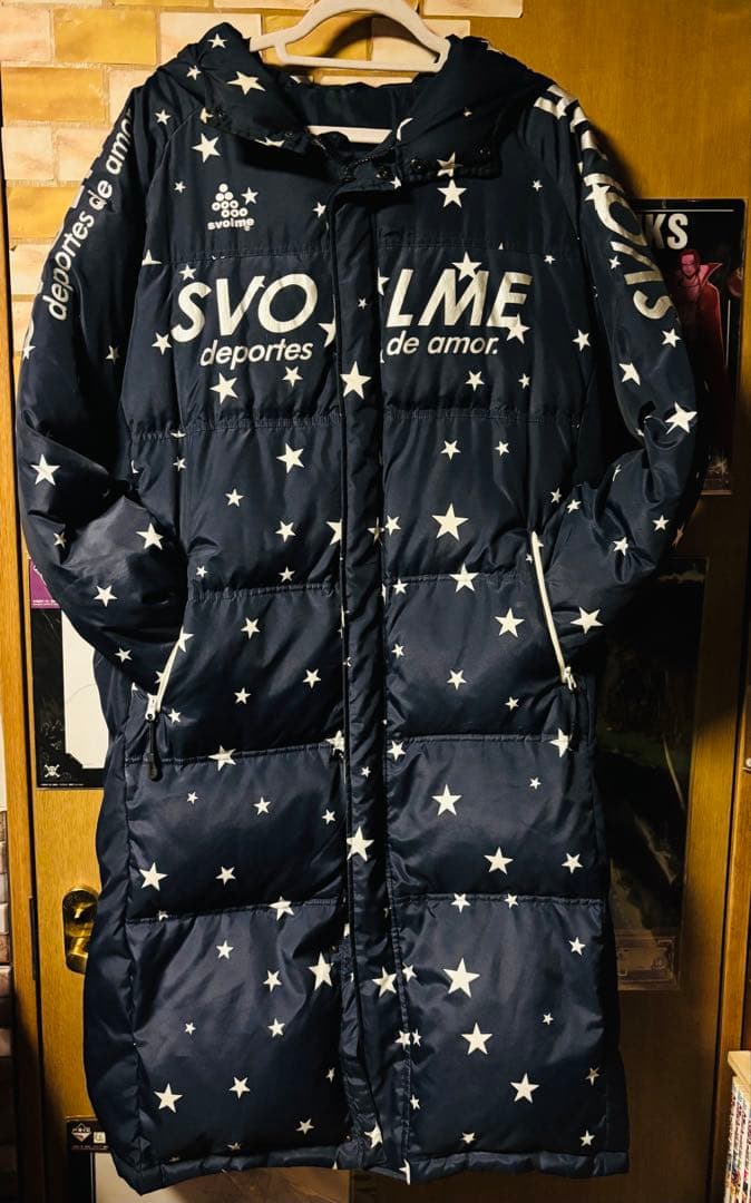 SVOLME （スボルメ）ダウンベンチコート（ネイビー）