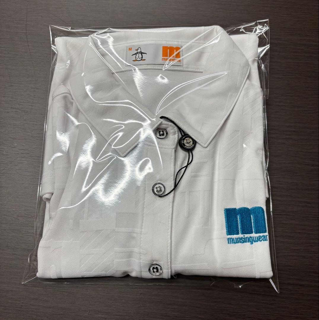 musingswear ホワイトポロシャツ