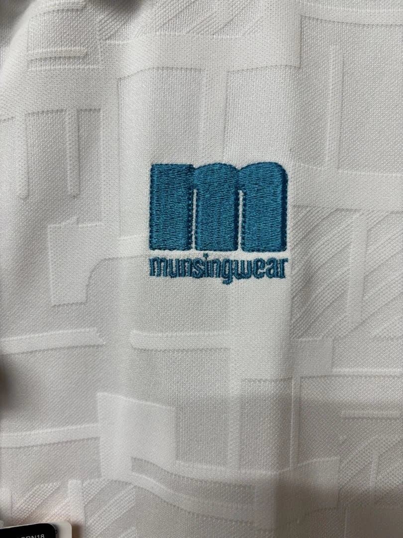 musingswear ホワイトポロシャツ