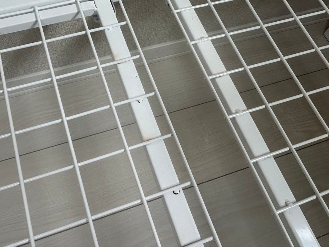 【週末セール値下げしました】ニトリ シングルパイプベッド バジーナホワイト